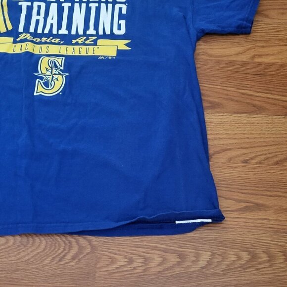 Seattle Mariners Men's MLB Spring Training Cactus League Shirt Majestic Large - Picture 6 of 11